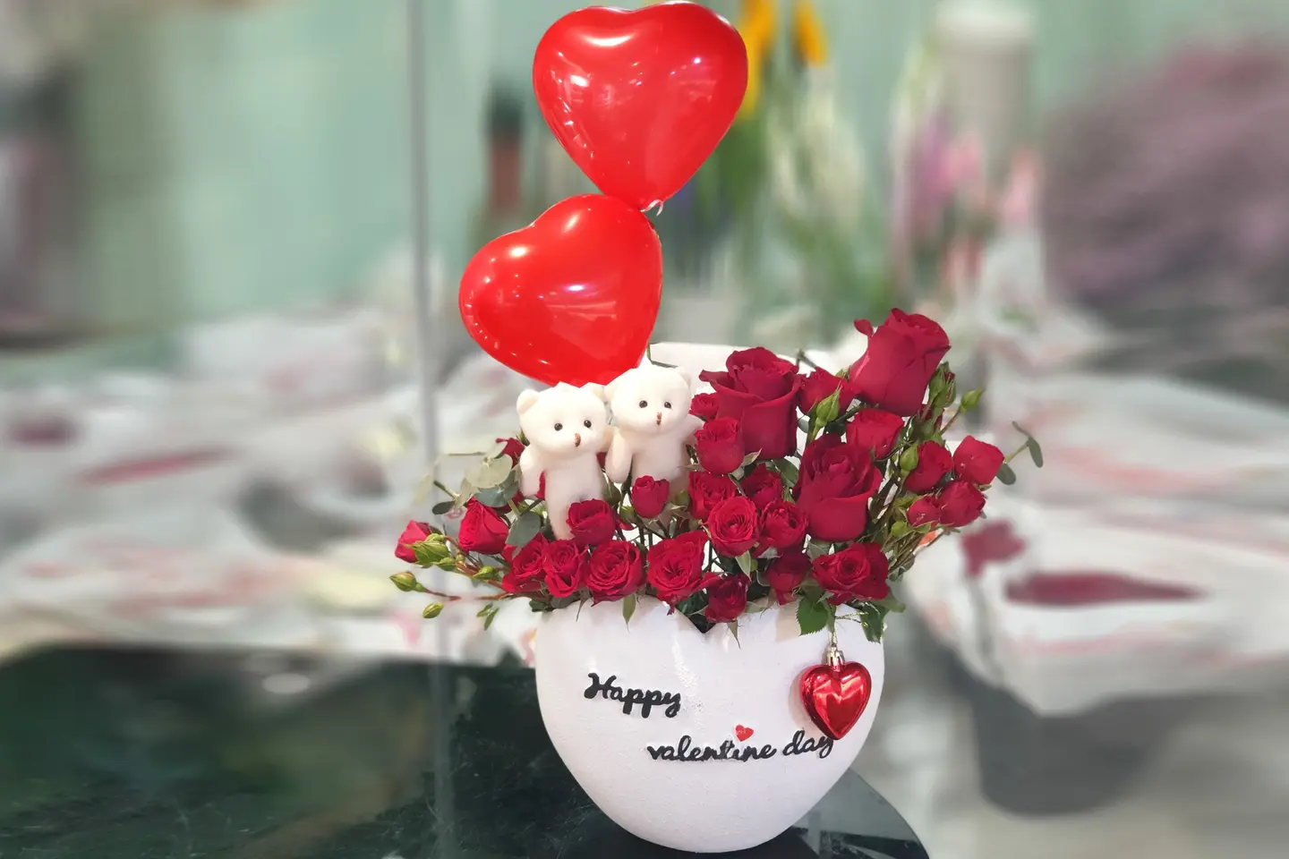 باقة عيد الحب ١٧ - ٣٠ قطعة