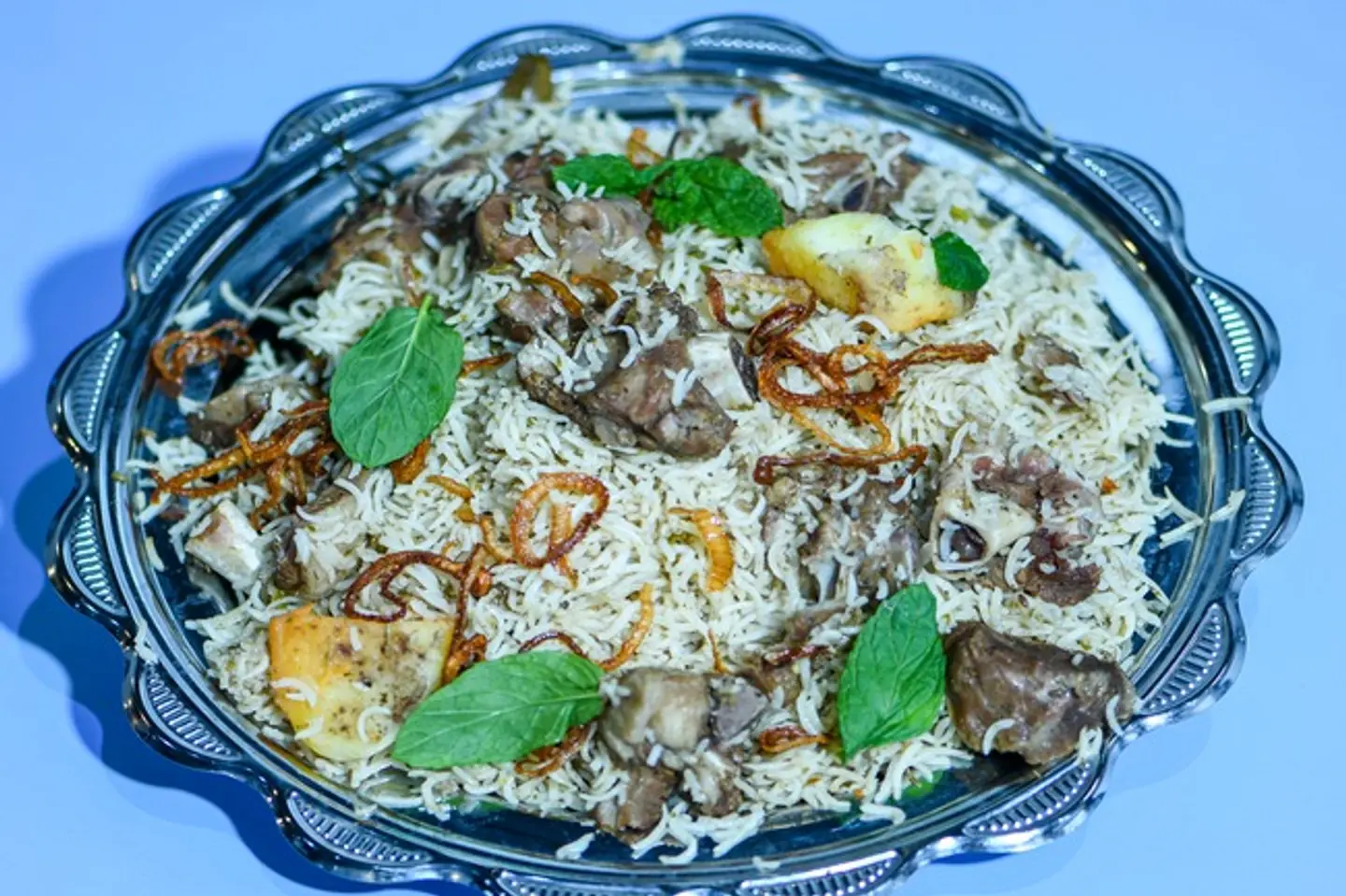 لحم الضأن بولاو - دبل