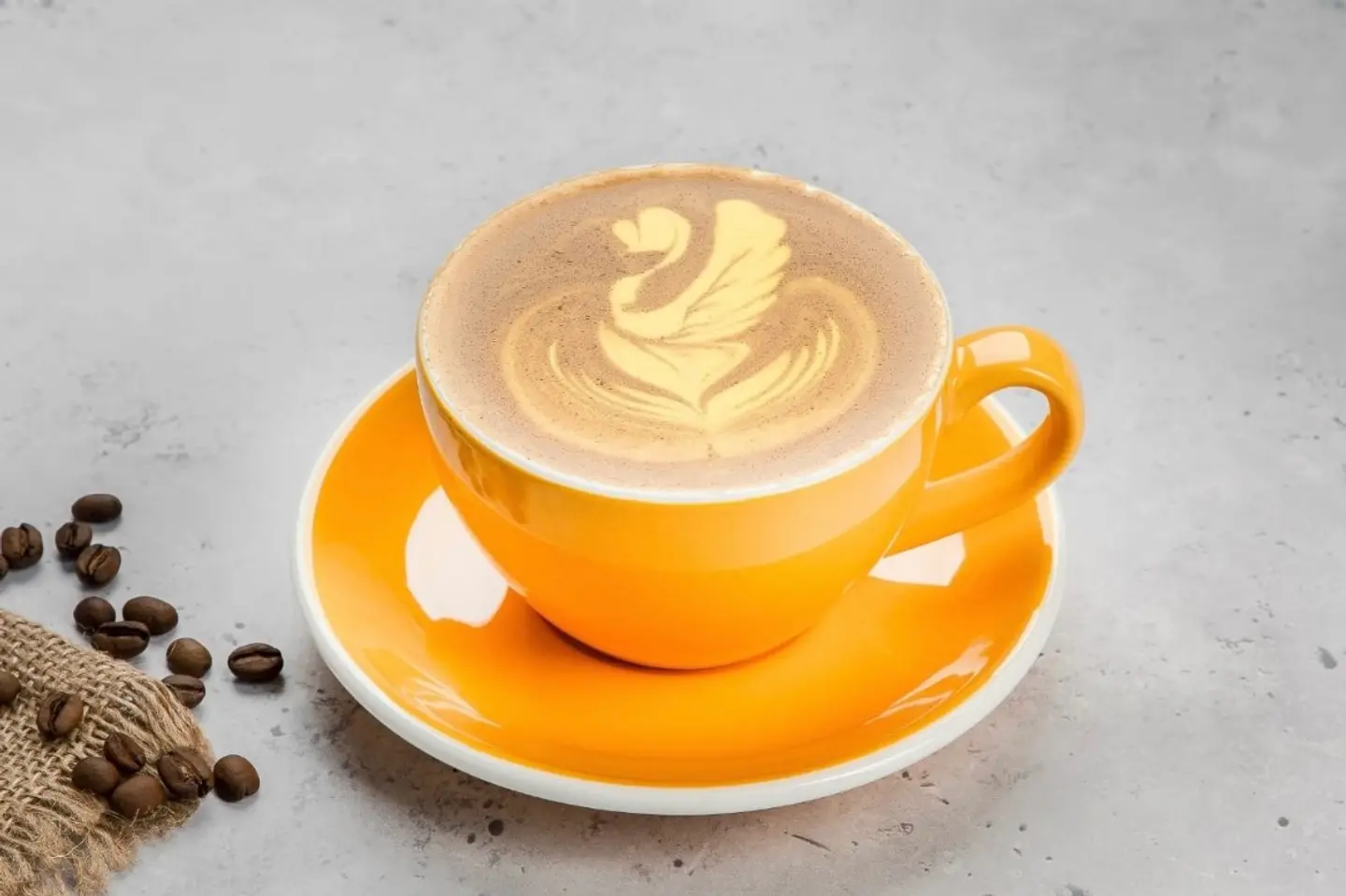 Hot Saffron Latte