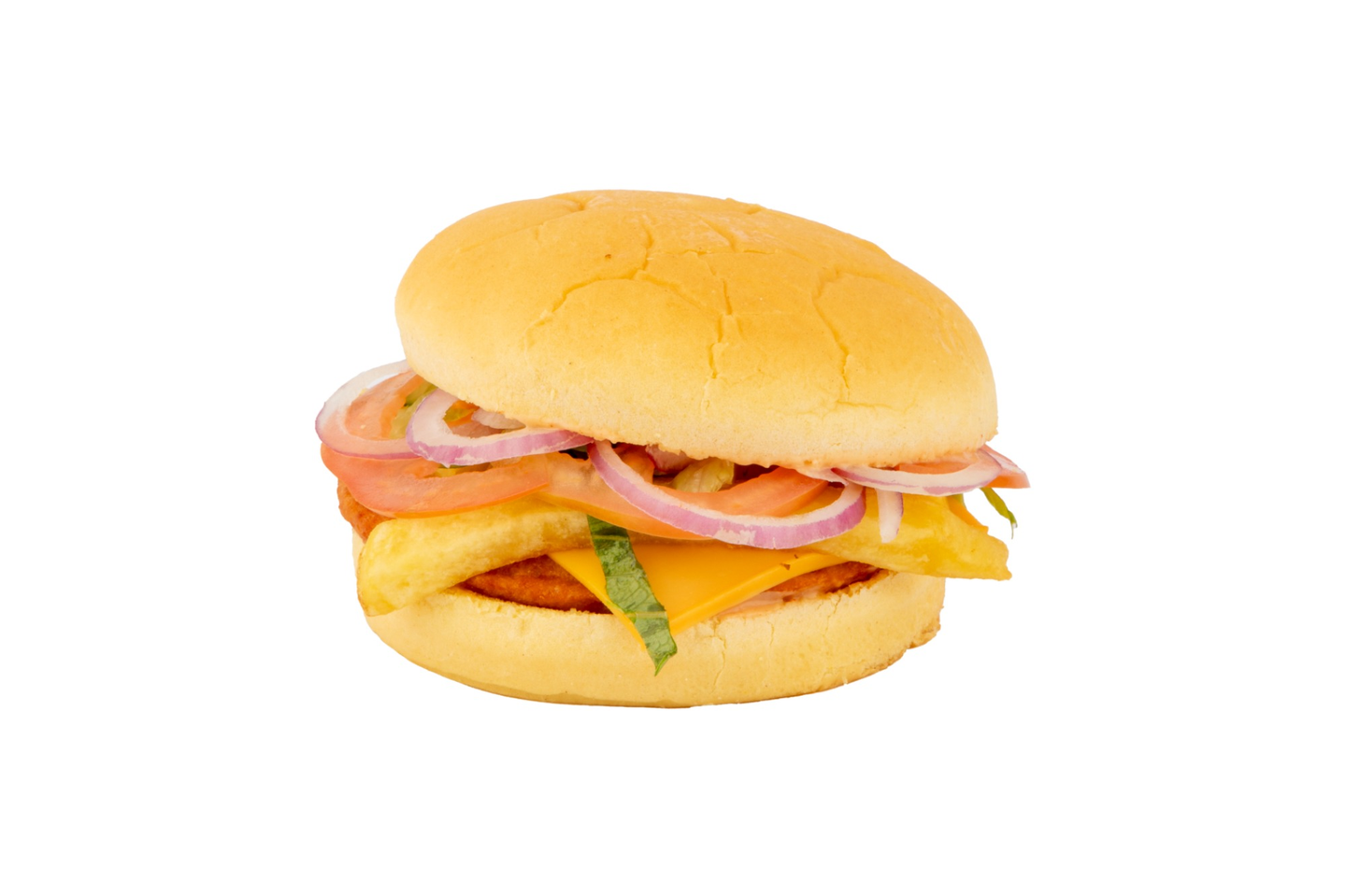 برجر دجاج - برجر دجاج عادي