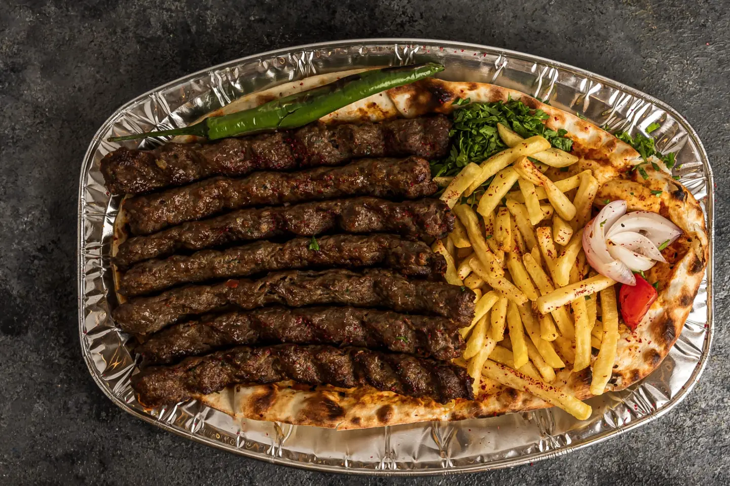 نص كيلو كباب لحم