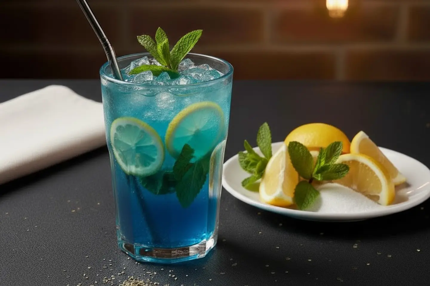 Blue Lagoon Mojito