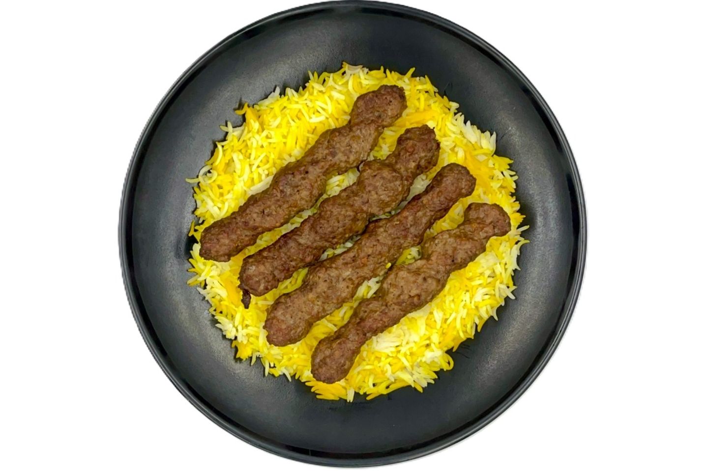كباب لحم مع الأرز