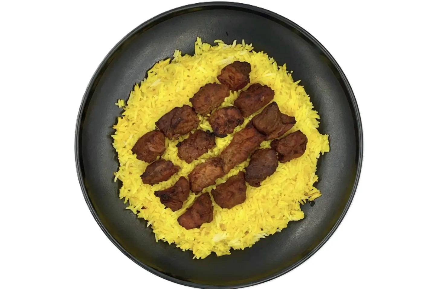 أوصال لحم مع الأرز