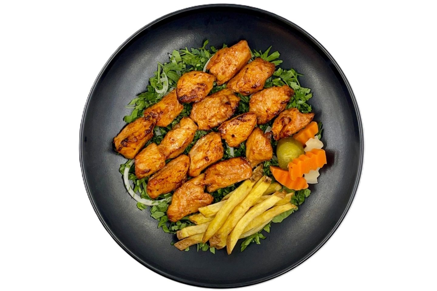 شيش طاووق مع الأرز