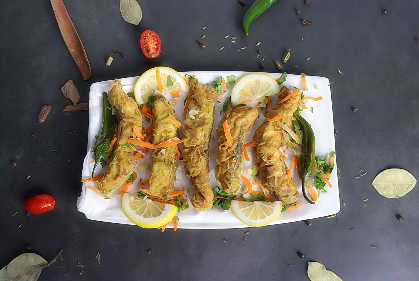 Fried Sea Bass Fillet