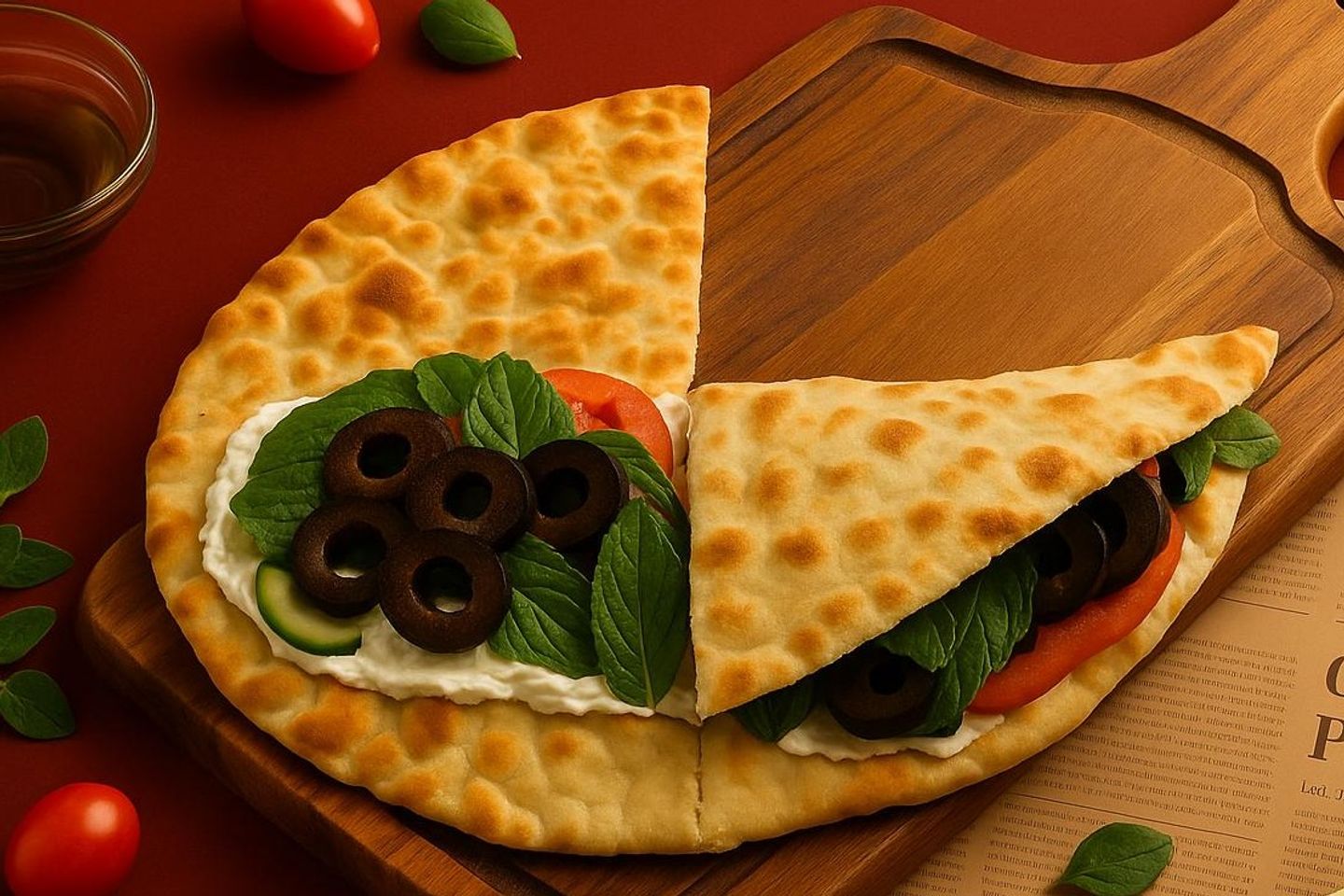 Brick With Vegetables