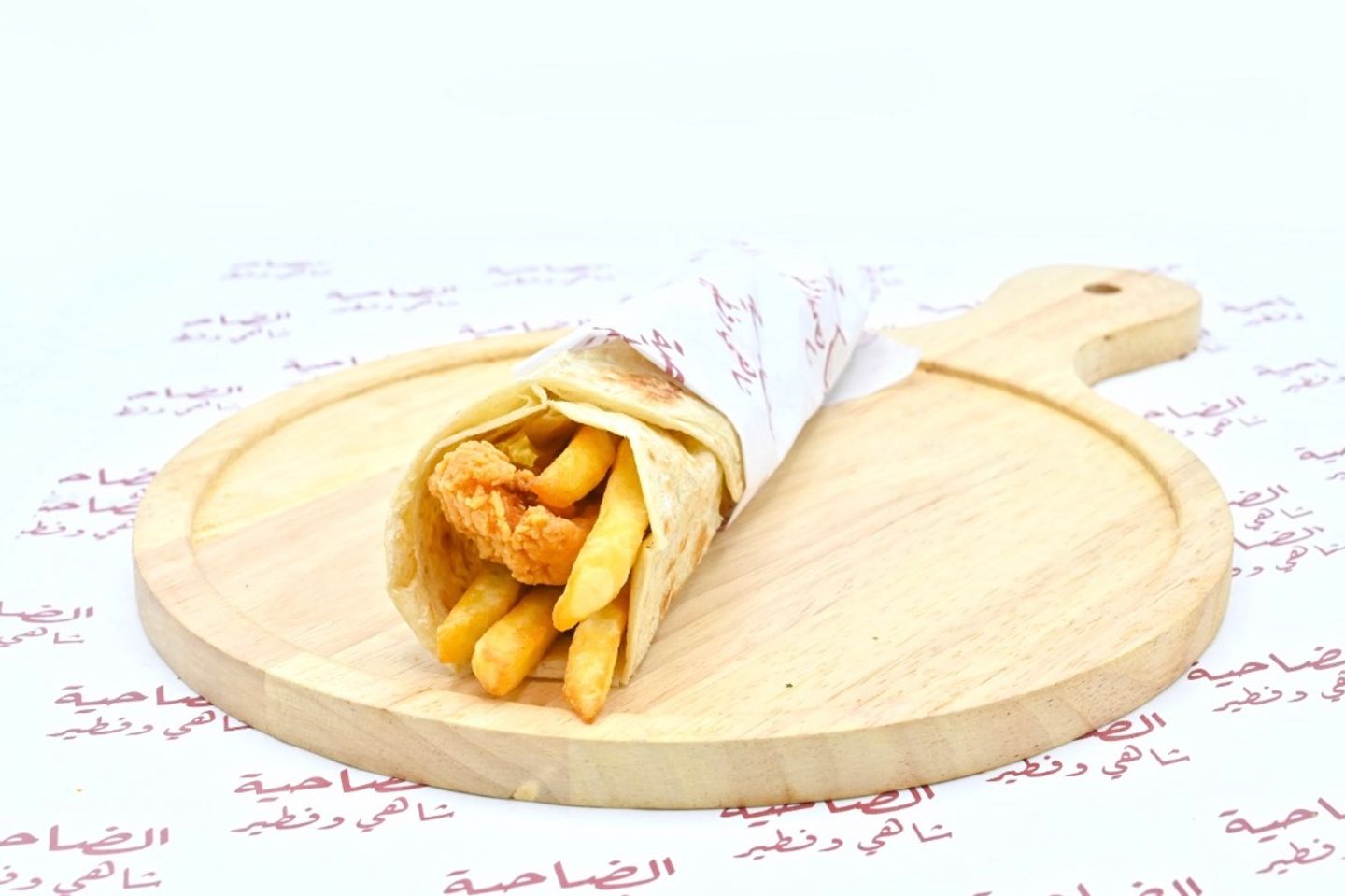 دجاج ستريبس مع بطاطا - حراق