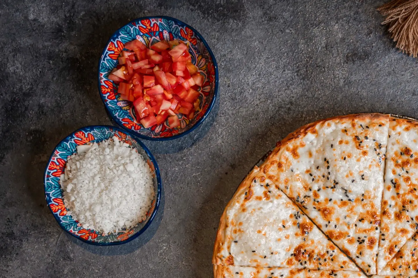 Two Cheese Thyme Pizza