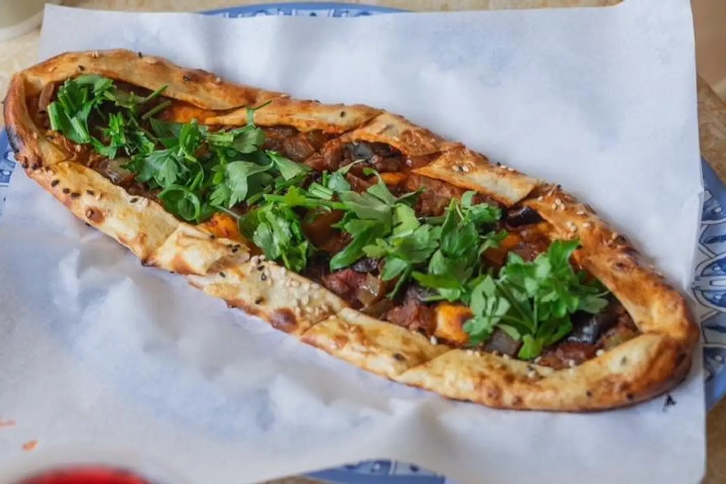 Eggplant Hamsa Pie