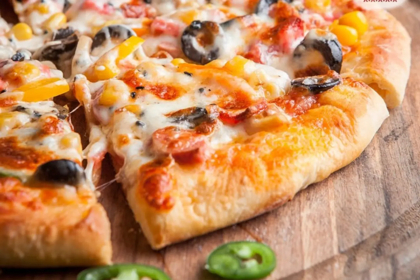 بيتزا فلفله - بيتزا فلفله كبير