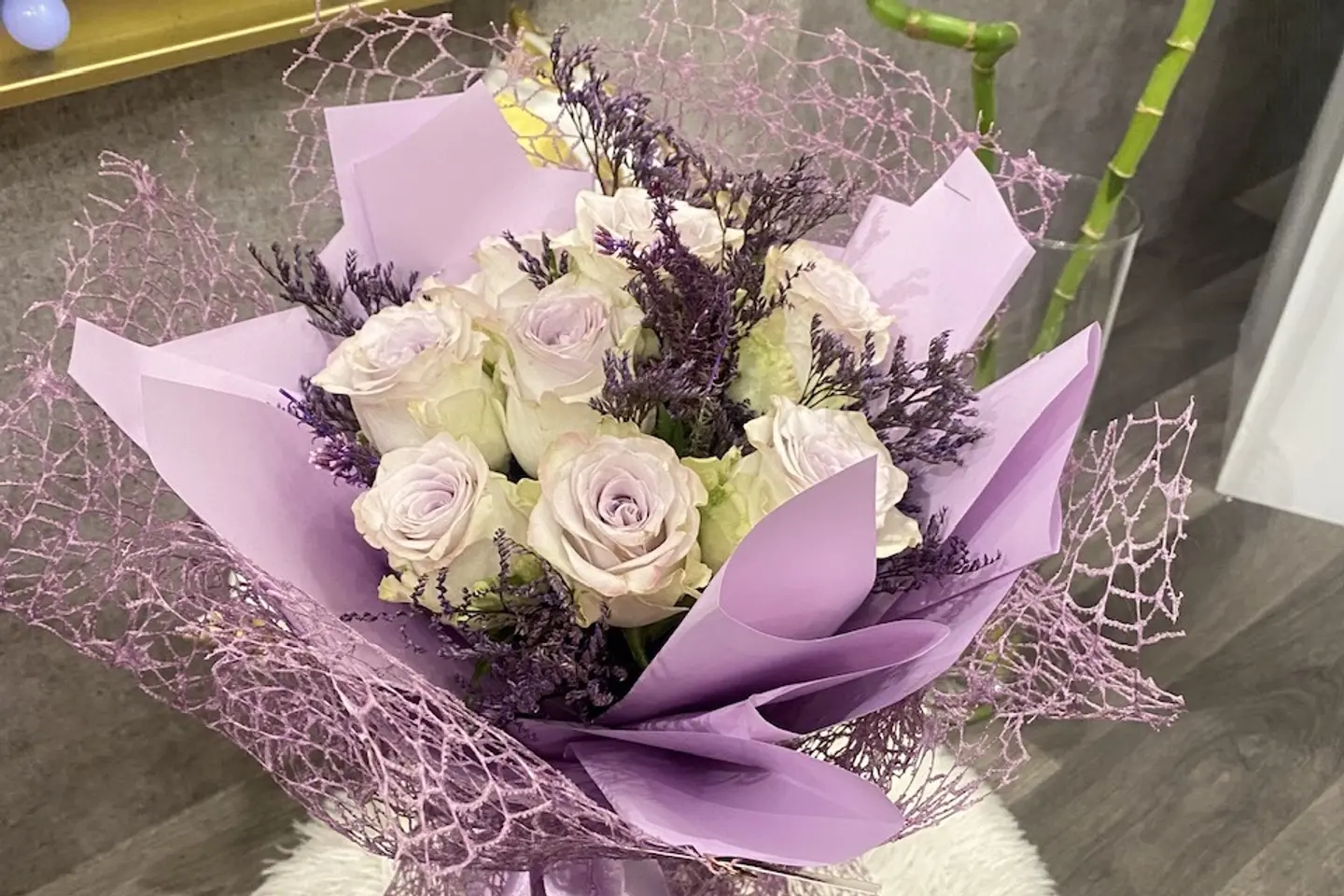 باقة أرجوانية