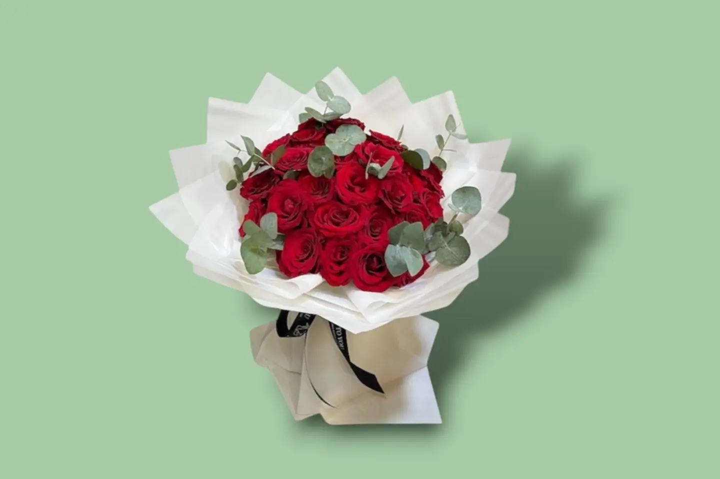 White Red Love Bouquet 4
