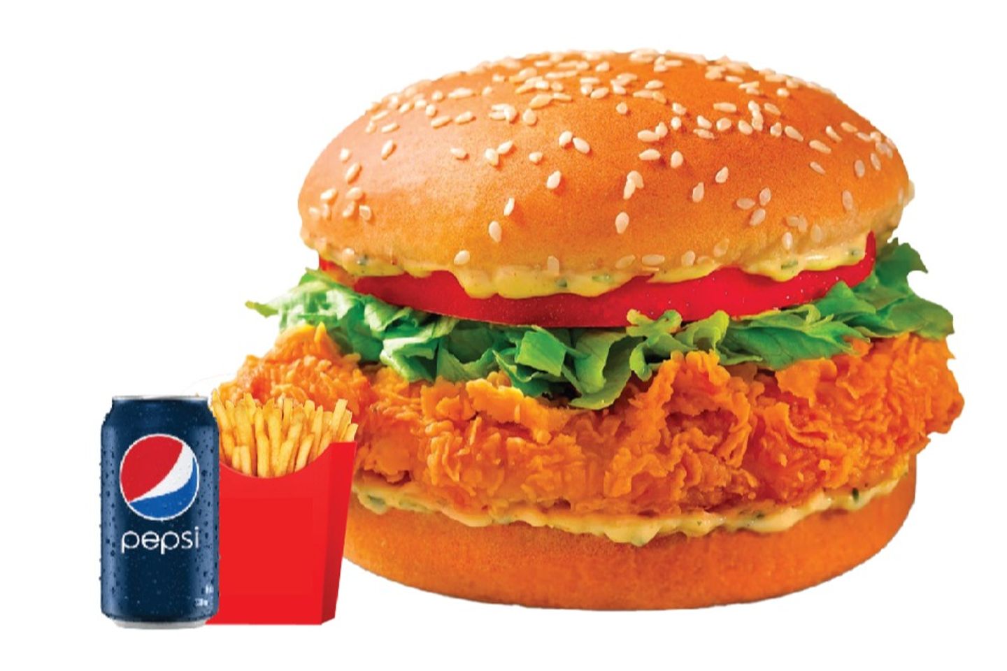 Spanishi Burger Meal