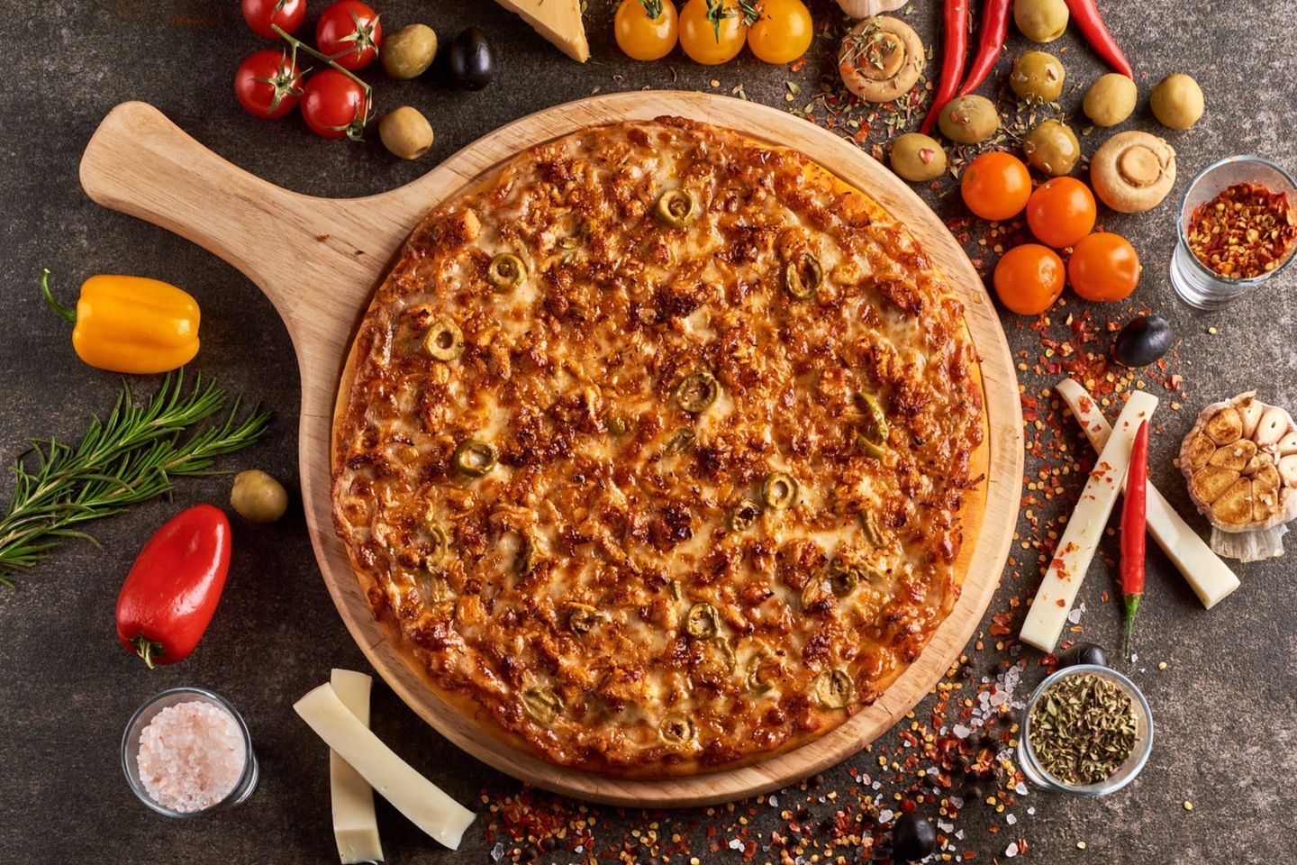 Dancing Fajita Pizza
