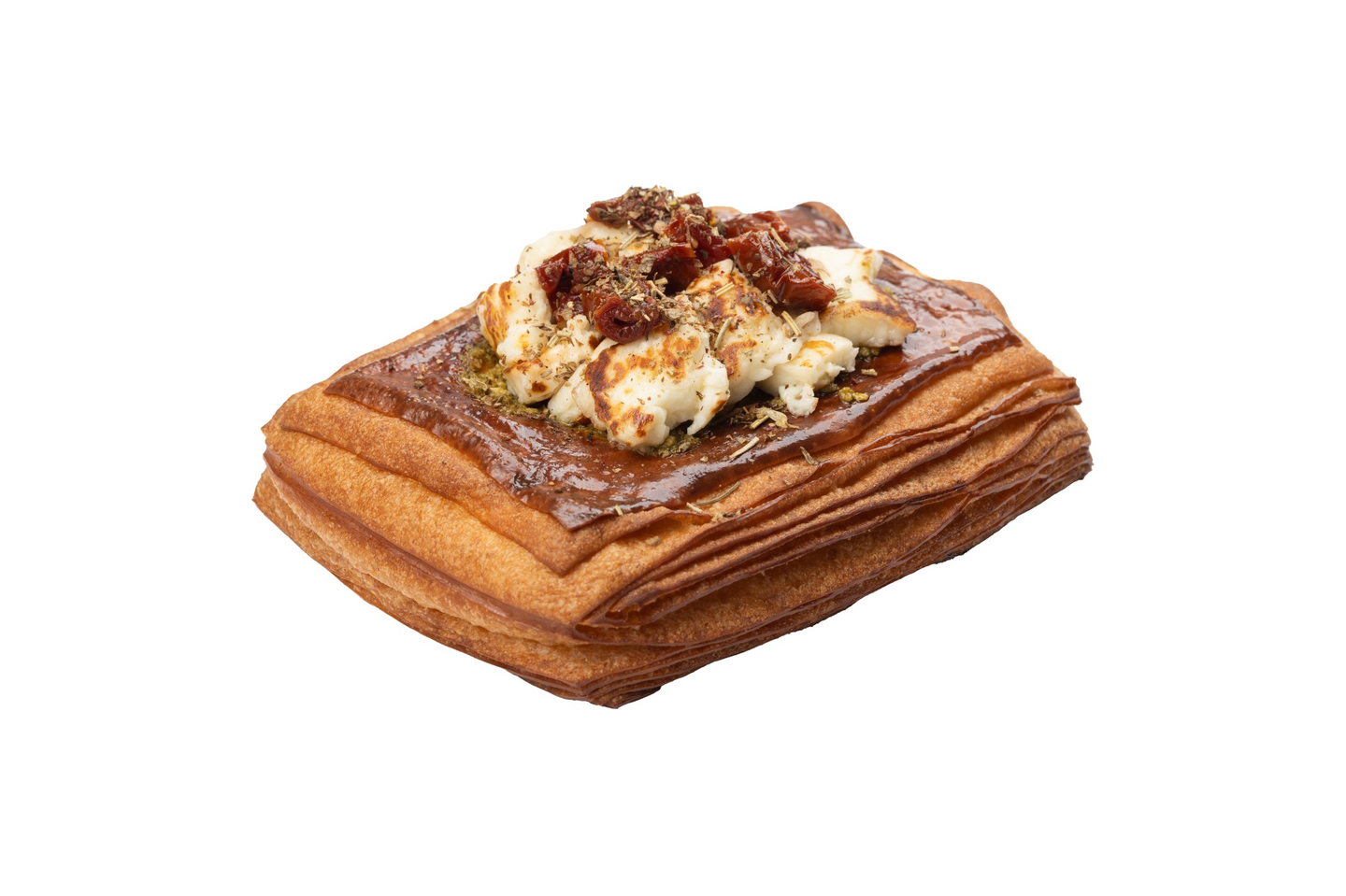 Halloumi And Pesto Danish