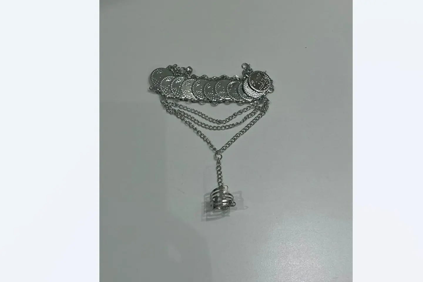 Women's Palm Bracelet Silver Pounds