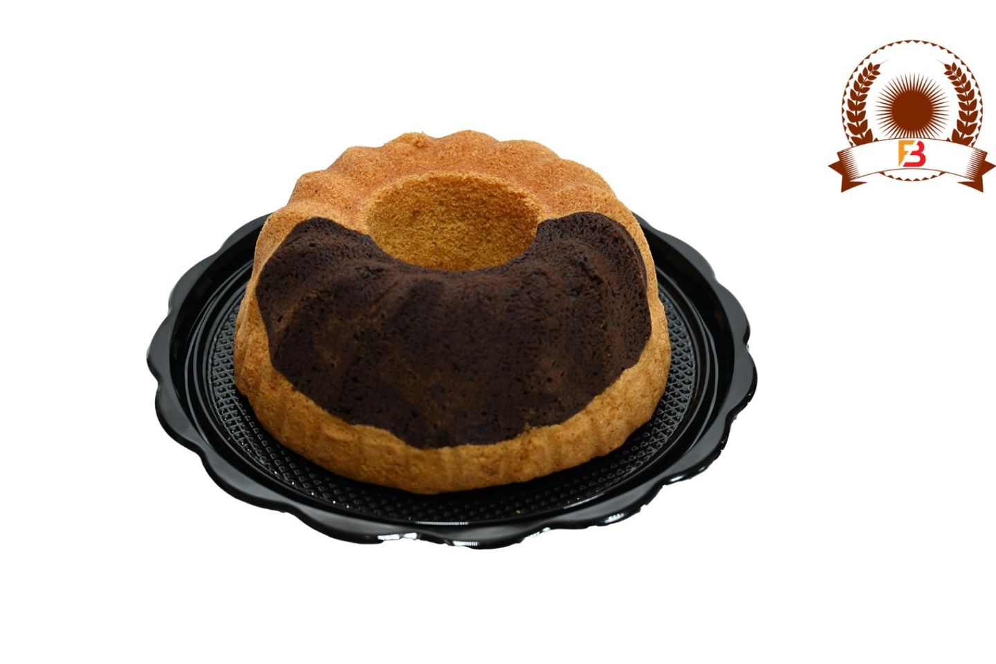 كيك إنجليزي دائري بالشوكولاتة