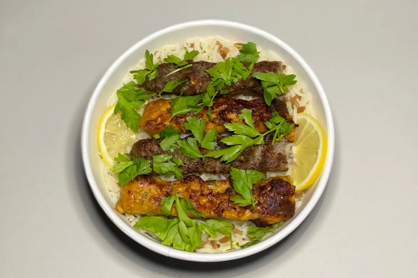 أرز كباب مشكل