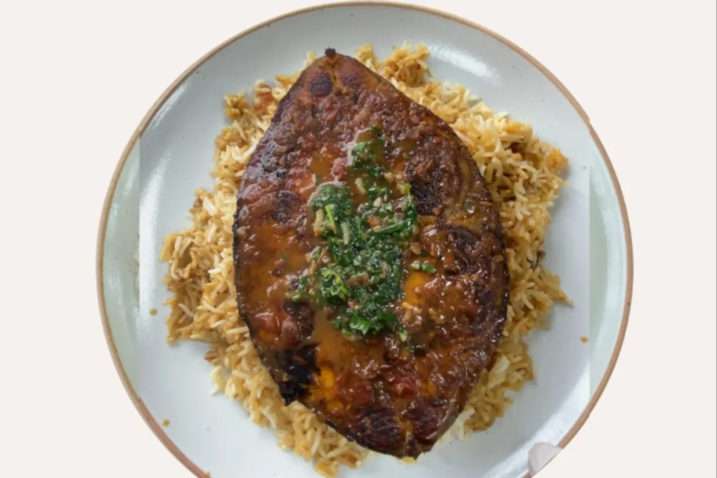كنعد مشوي مع رز