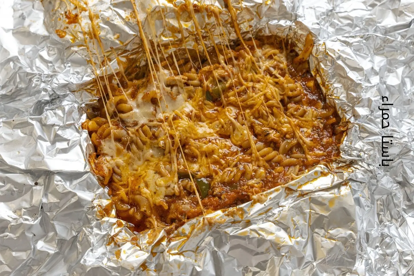 باستا الحمراء دجاج