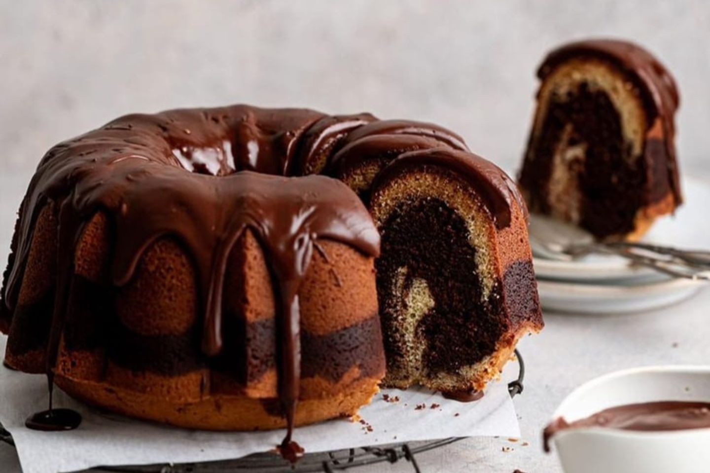 Marble Brownies Cake