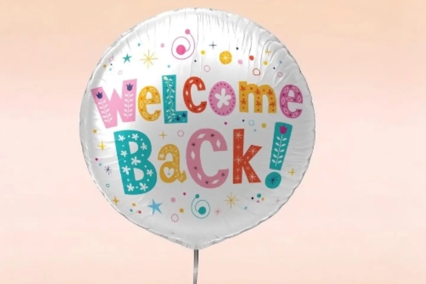 بالون أهلا وسهلا ملون