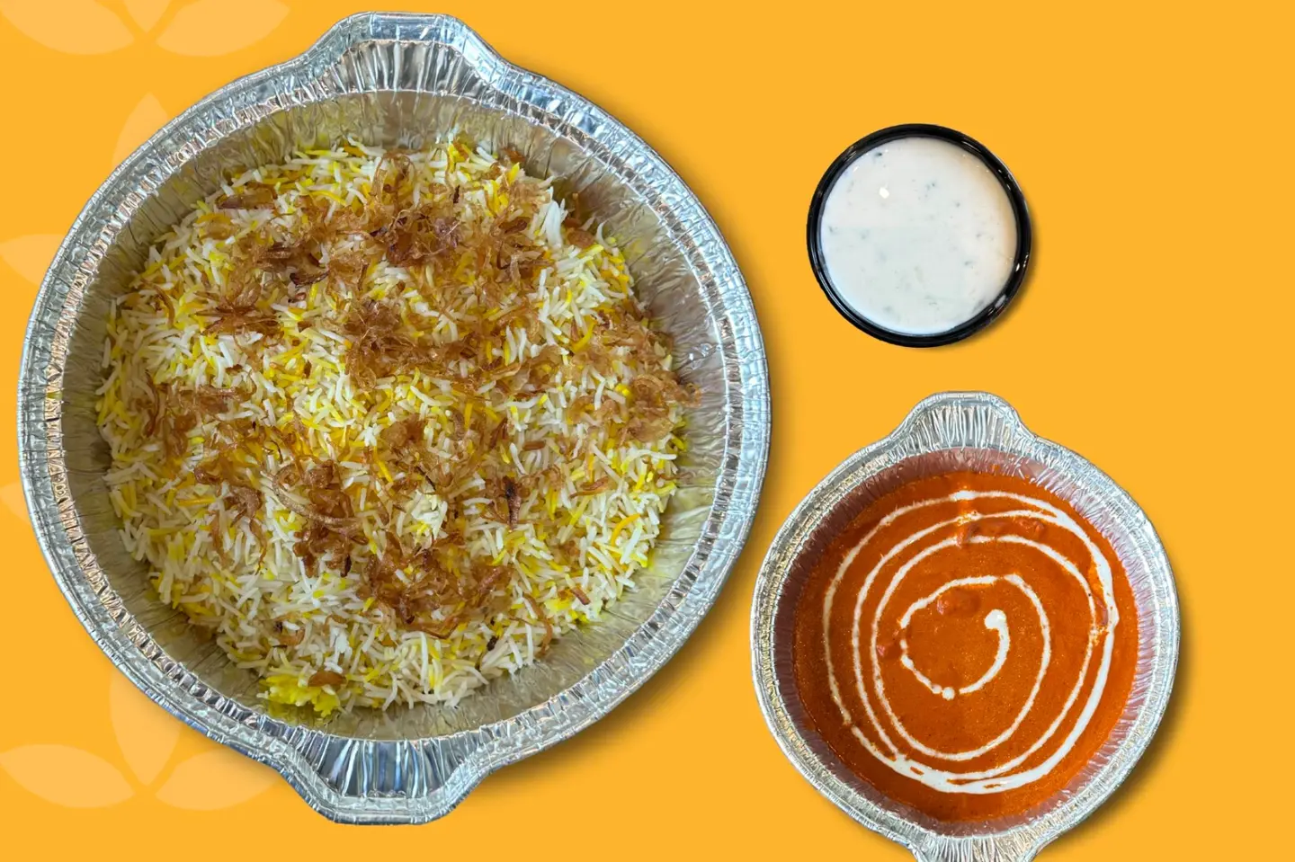 دجاج بالزبدة مع أرز برياني