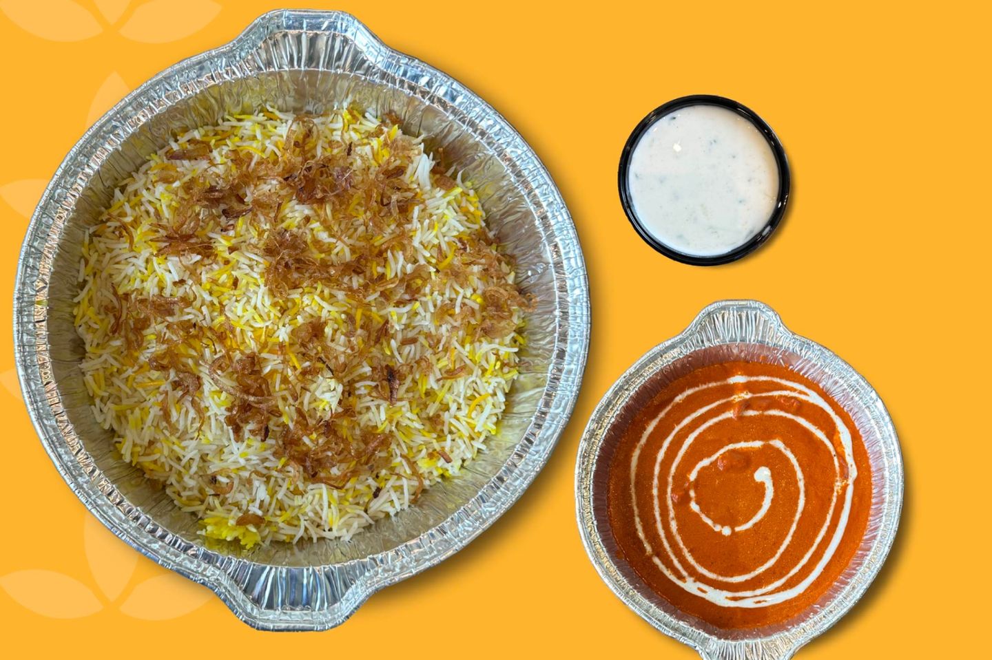دجاج بالزبدة مع أرز برياني