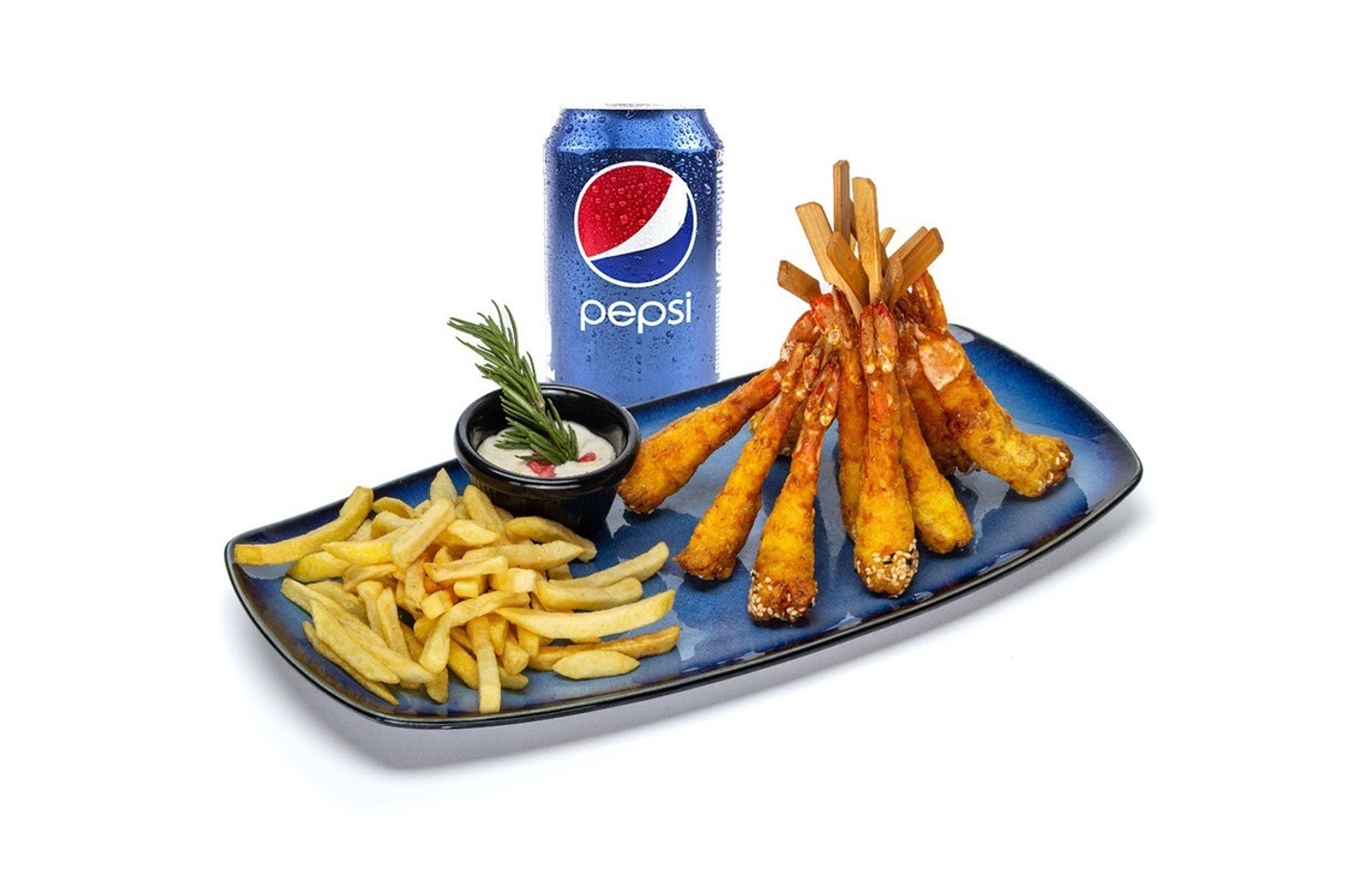 كومبو روبيان مقلى