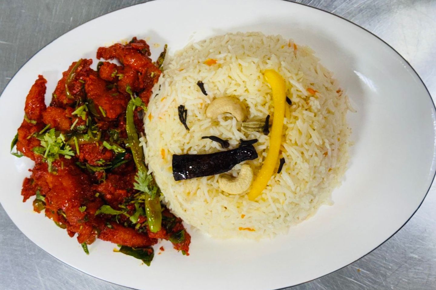 Chicken 65 Boneless With Rice Combo
