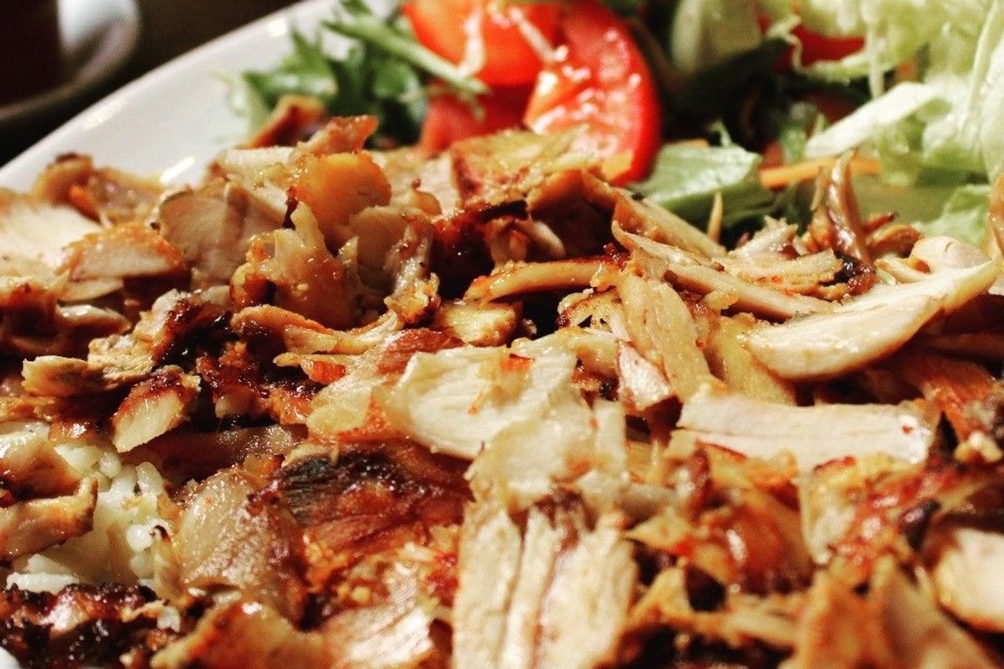 Large Iskender Chicken Shawarma Plate