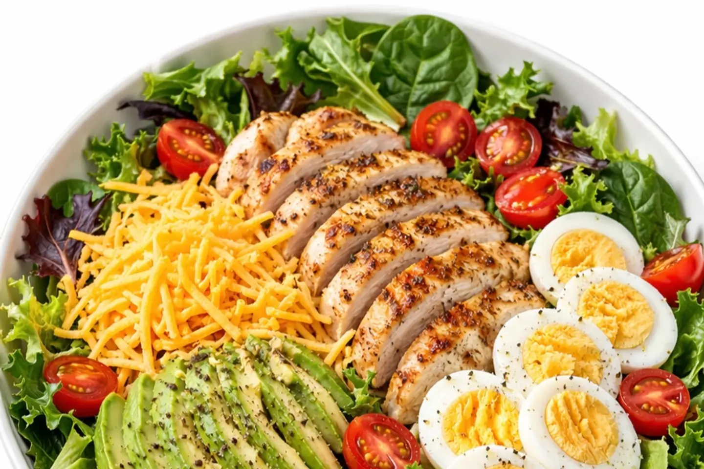 سلطة الافو كيتو دجاج