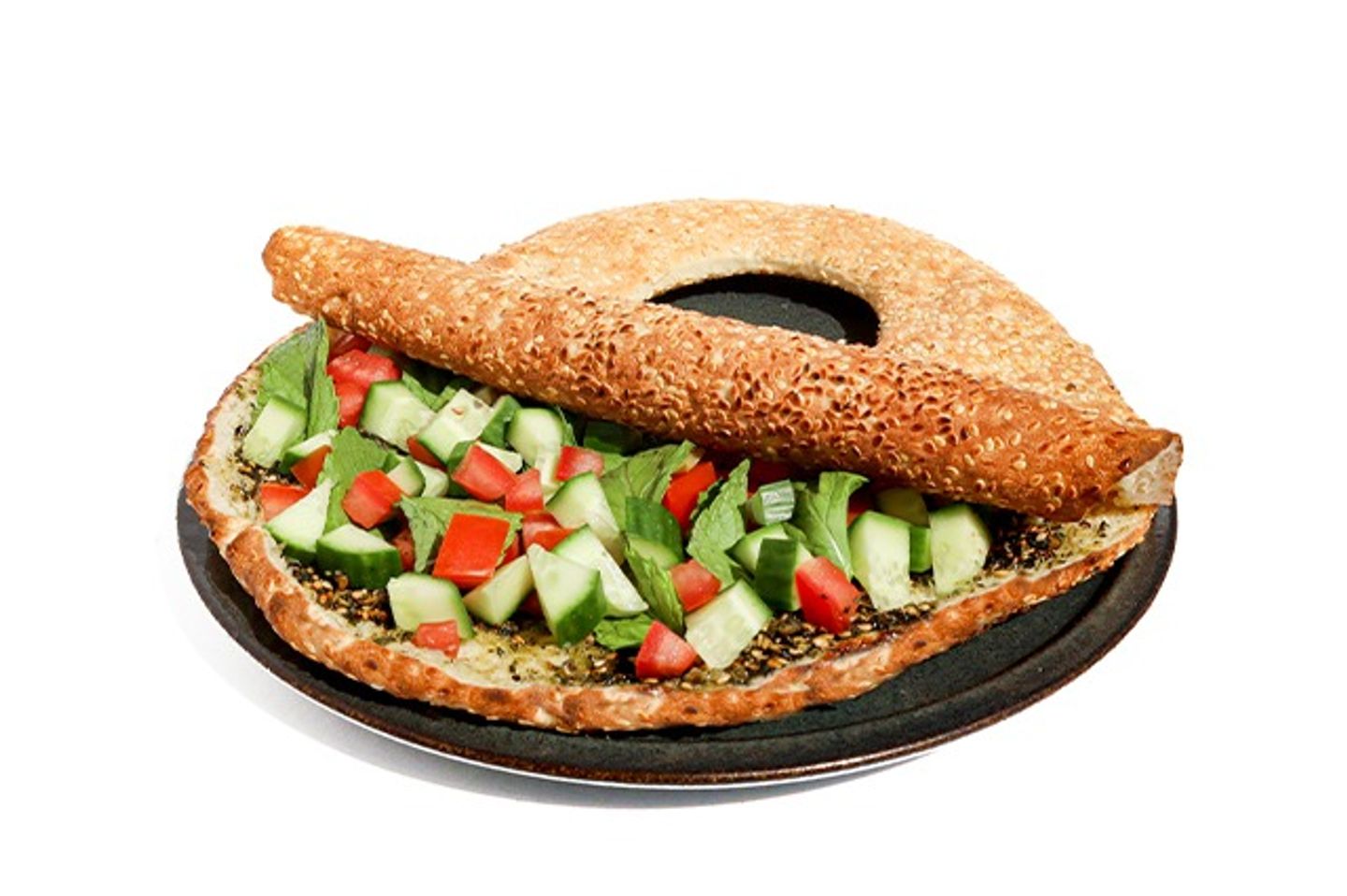 كعك بالزعتر والخضار
