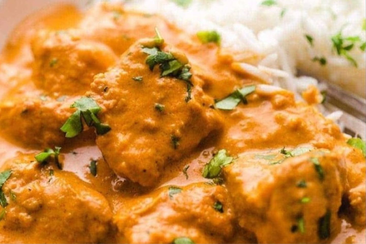 رز ابيض+دجاج زبده