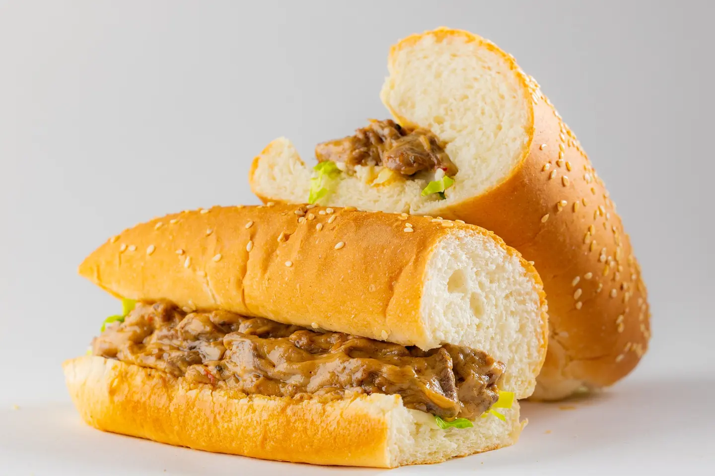 We Grill Meat Sandwich