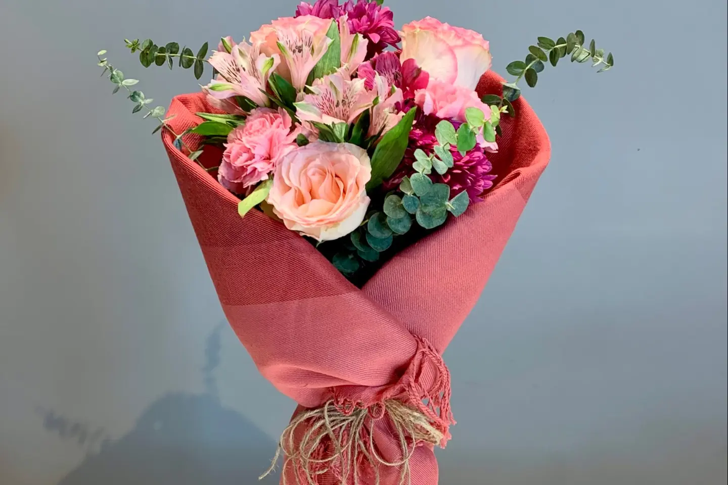 باقة الشال الوردي