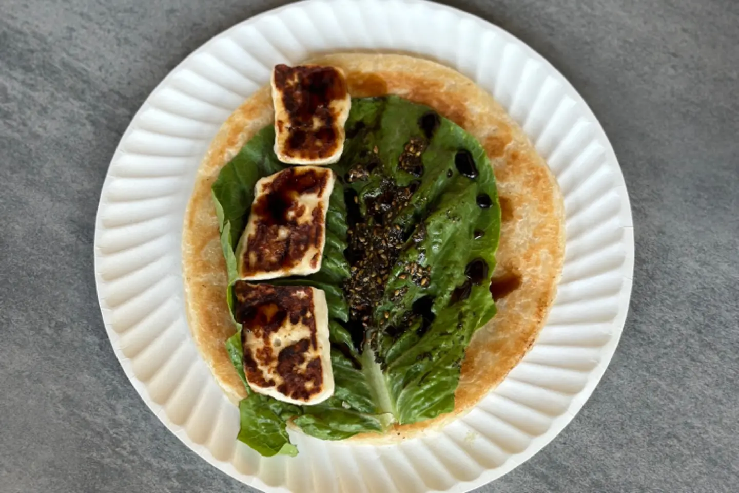 Halloumi Cheese Chapati