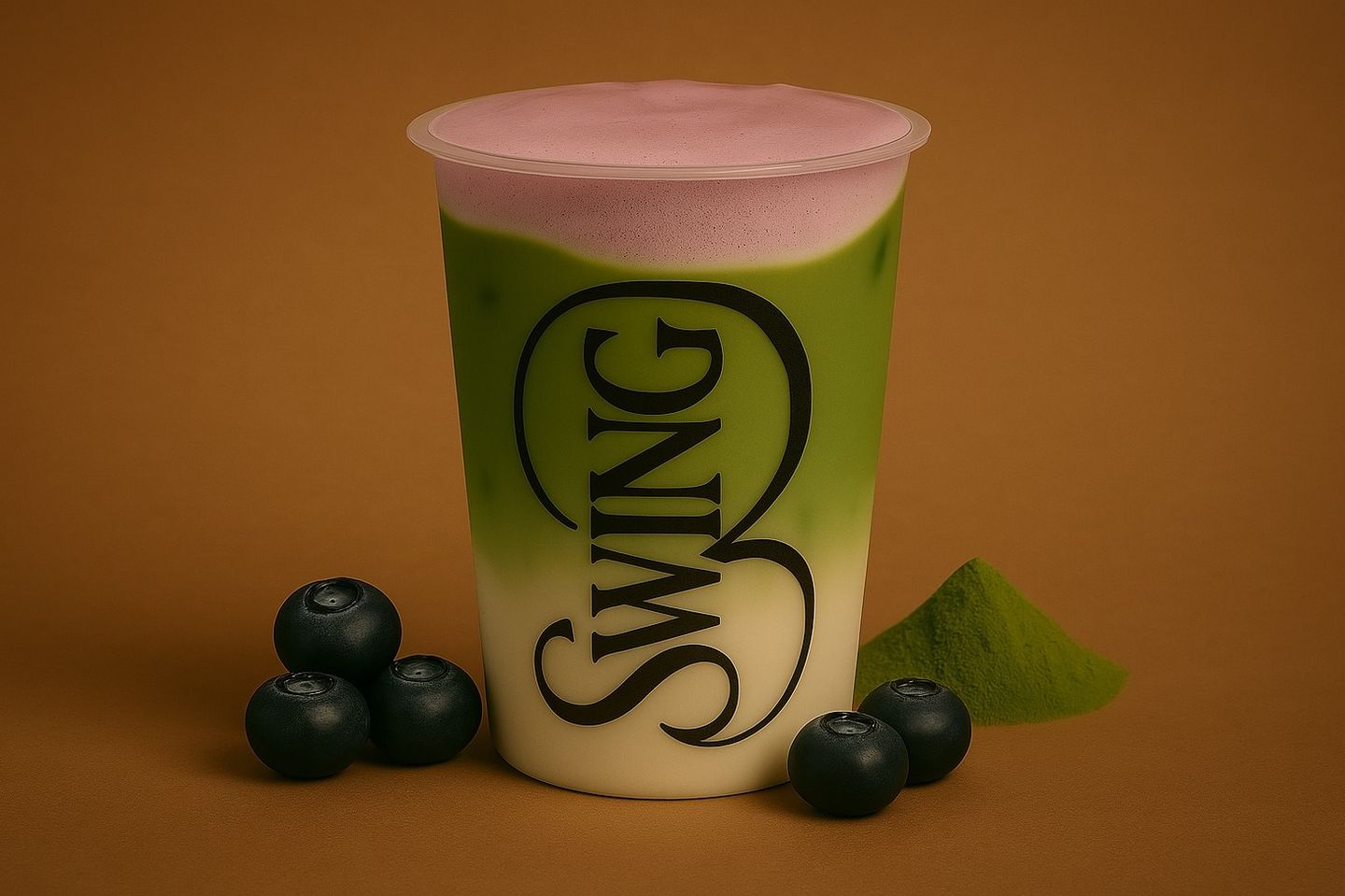 Ice Blue Berry Matcha