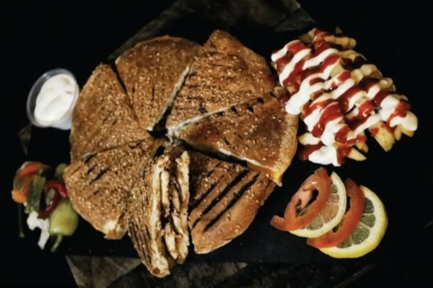 شاورما ايطالي لحم