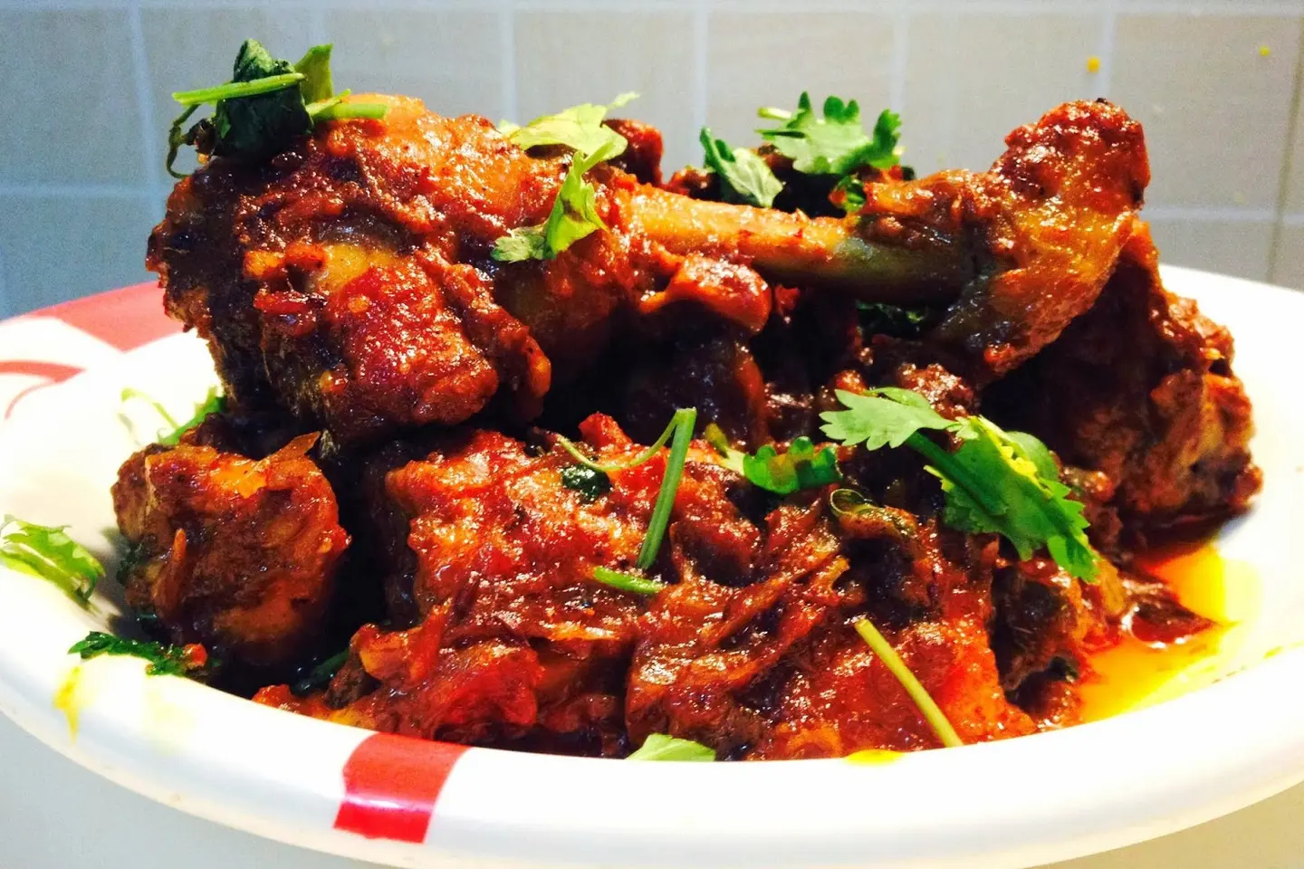 Chicken Chatapata Box With 4 Bread