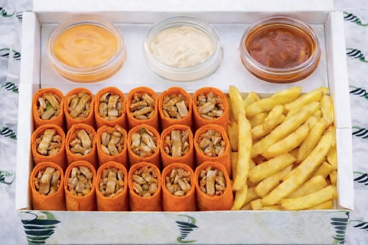 صحن عربي دجاج صاج احمر جامبو