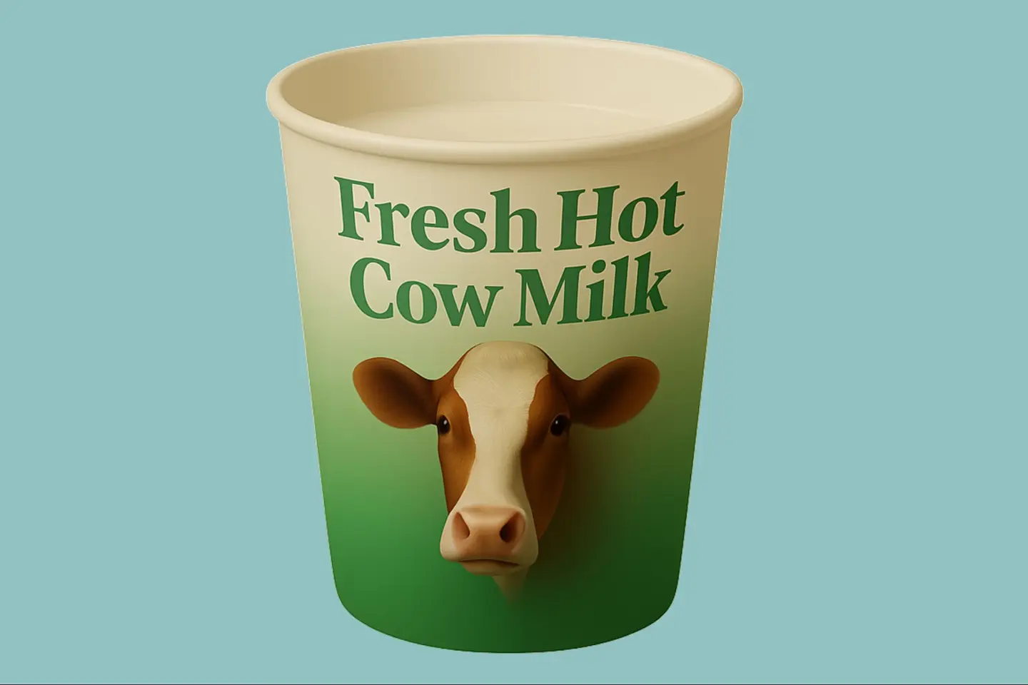 Cow Hot Milk Small Cup