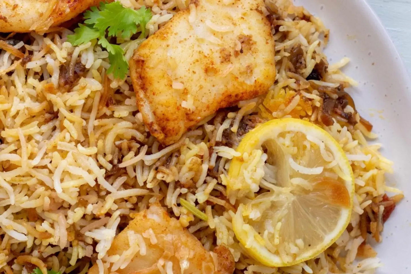 برياني سمك