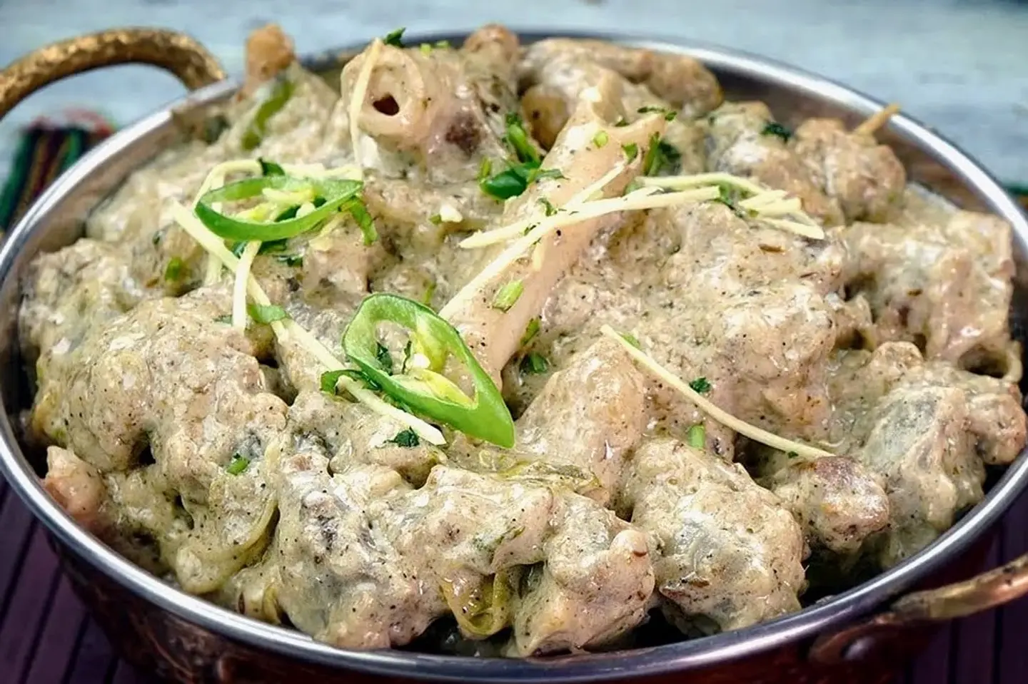 لحم غنم كورما