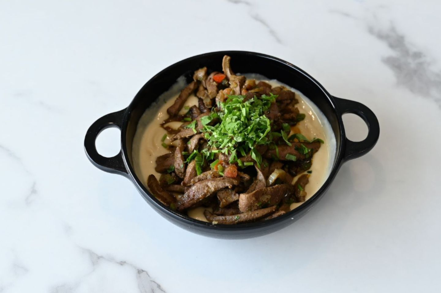 Liver With Hummus