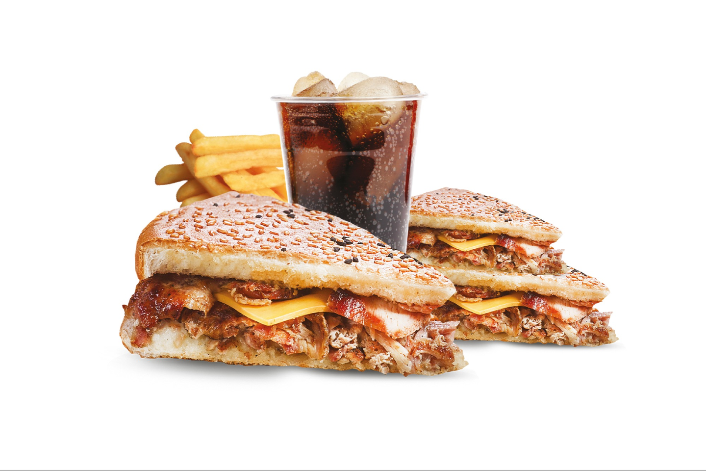 وجبة شاورما باشكا ايطالي لحم