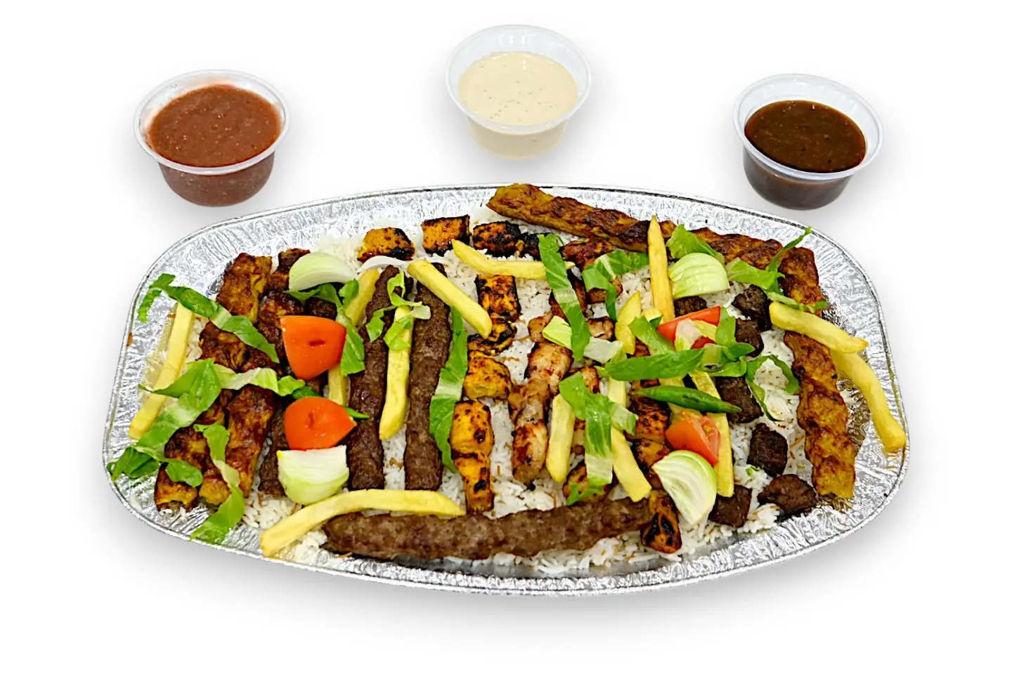 Turkish Mixed Platter 1 Kilo 15 Skewers