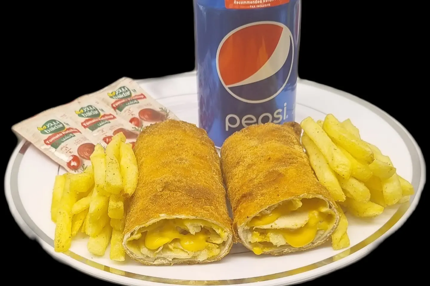 وجبة كرسبي + ببسي