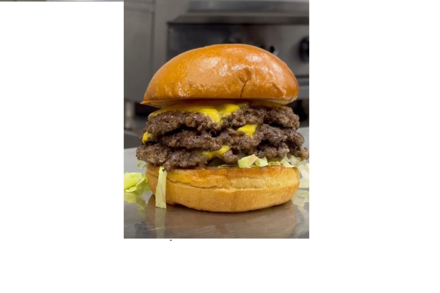 Smashed Double Burger